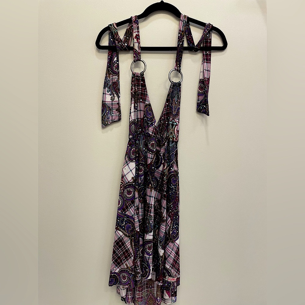 Sz S Purple Mini Dress